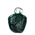 Gots Organic Cotton Silk Screen Printing Handles Veggie Bag Cotton Mesh Vegi Bag